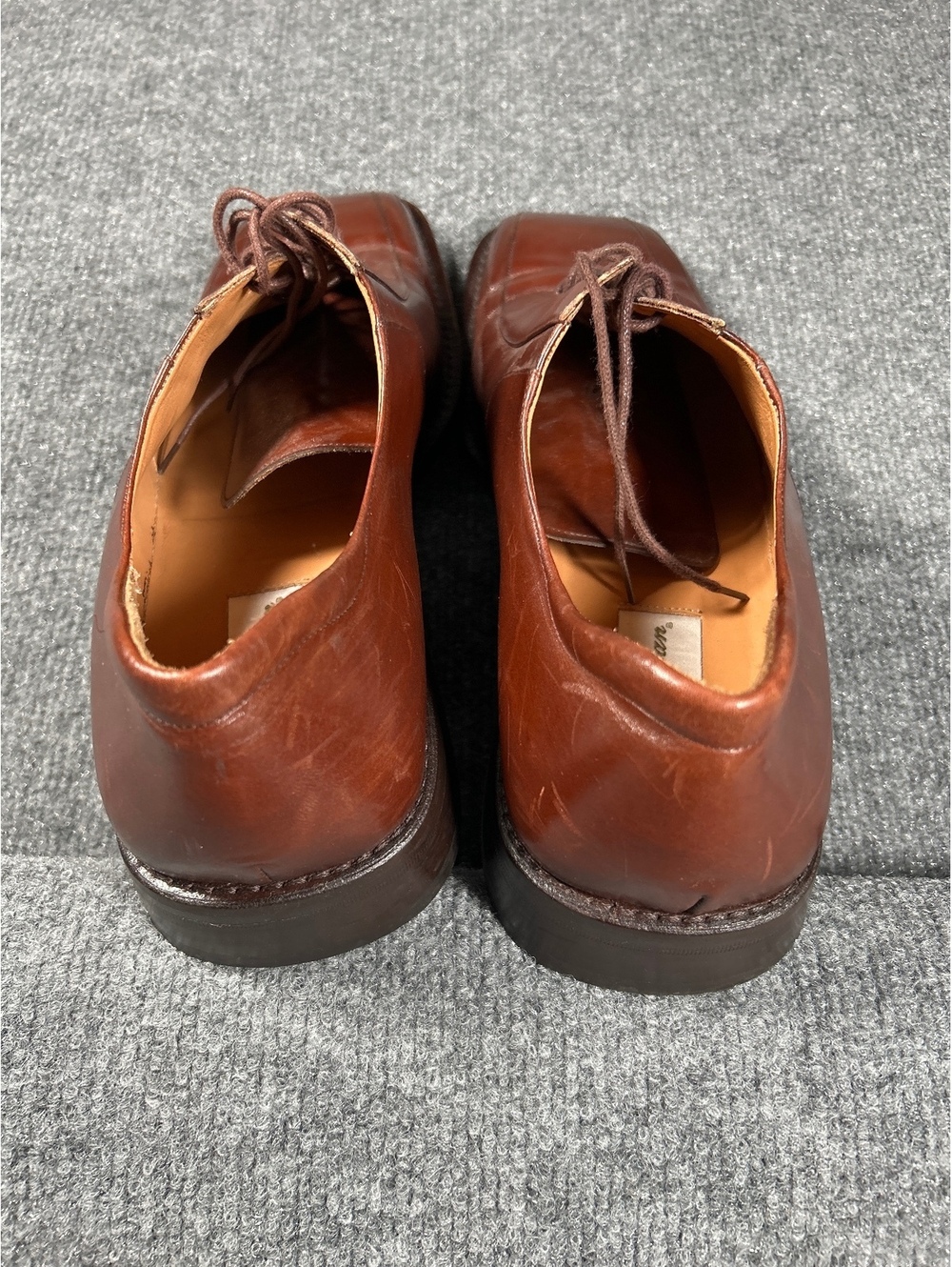 Mezlan Brown Leather Dress Shoes Size 13 Made in Spain - Picture 2 of 8